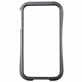Бампер для iPhone 4 металлический Cleave серебристый
