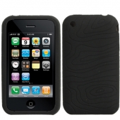 Силиконовый чехол для iPhone 3G/3GS (черный)