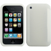 Силиконовый чехол для iPhone 3G/3GS (белый)