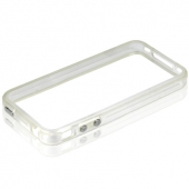 Прозрачный силиконовый чехол Bumper OEM c кнопками для iPhone 4/4S