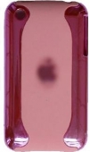 Чехол-накладка для iPhone 3G / 3GS (двойной, розовый хром)